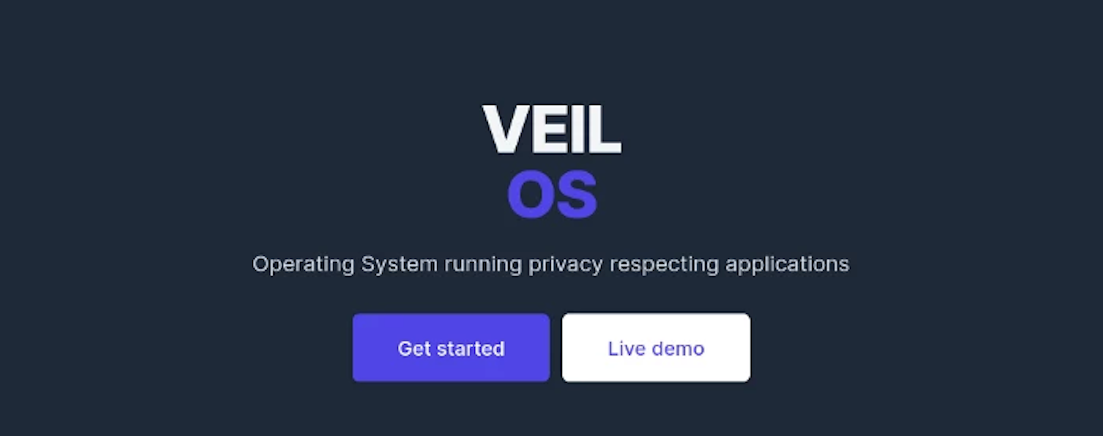 VeilOS - Preview of Privacy Preserving Application Engine